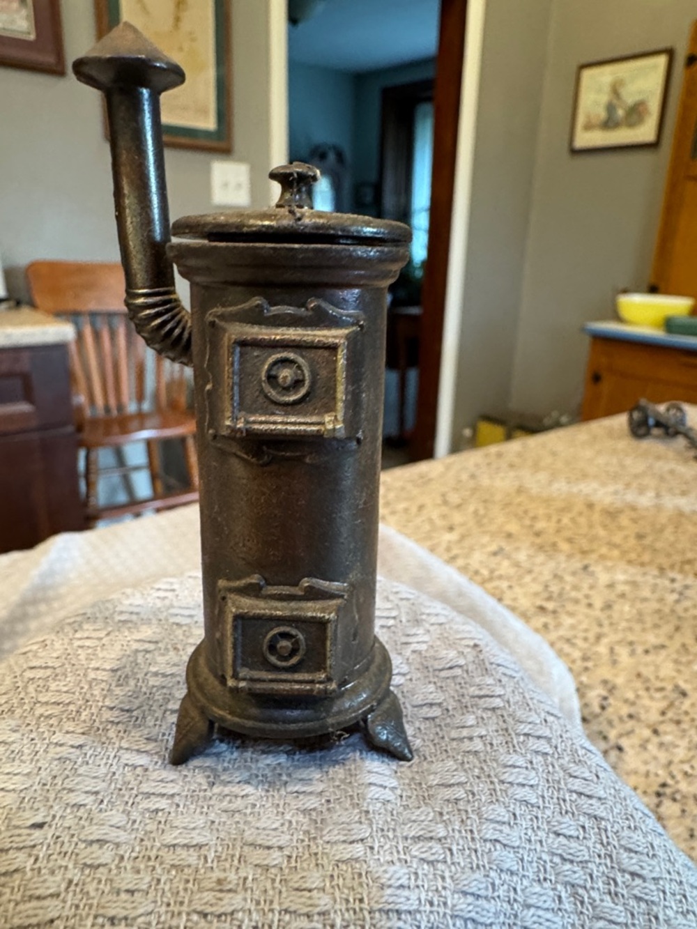 Cast Iron Toy Stove - Dark Bronze Finish Pencil Sharpener